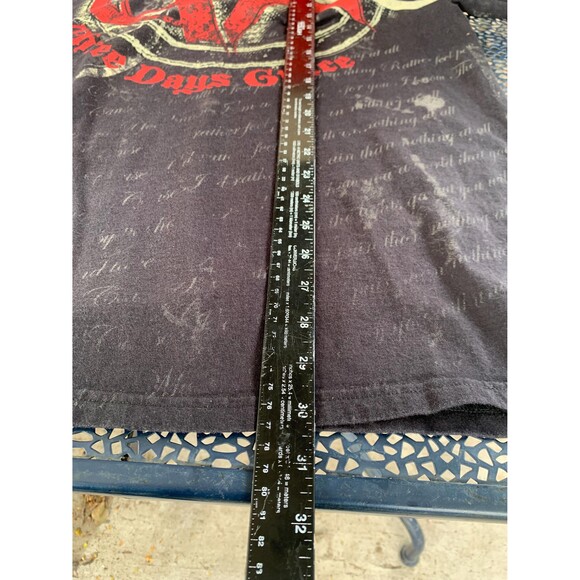 Vintage 2003 Three Days Grace One-X Promo Album All Over Print band tee XL - Picture 6 of 6